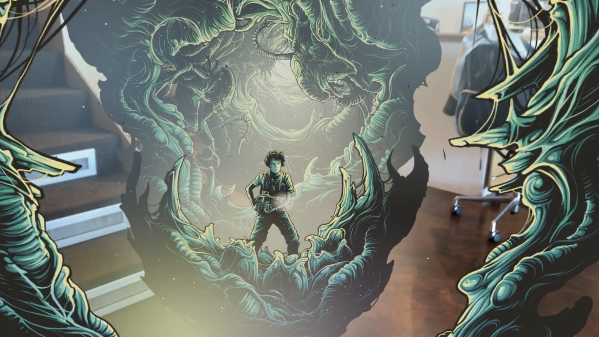 Adobe's Project Aero can take a Photoshop image with layers and make it into a 3-dimensional AR object.