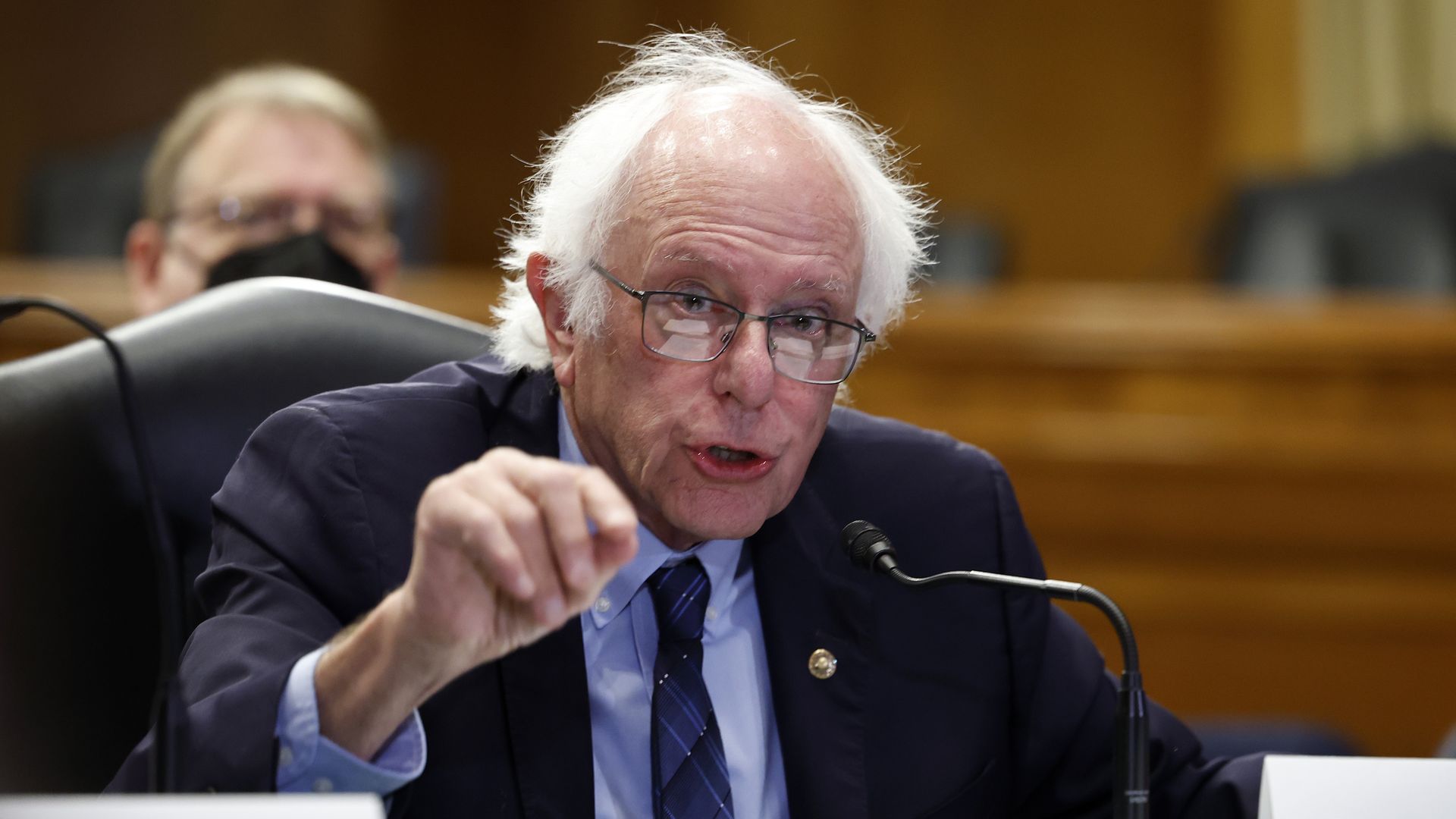 U.S. Sen. Bernie Sanders (I-VT) speaks at a press conference on the cost of prescription drugs in the United States at the Dirksen Senate Office Building on September 17, 2024 in Washington, DC.