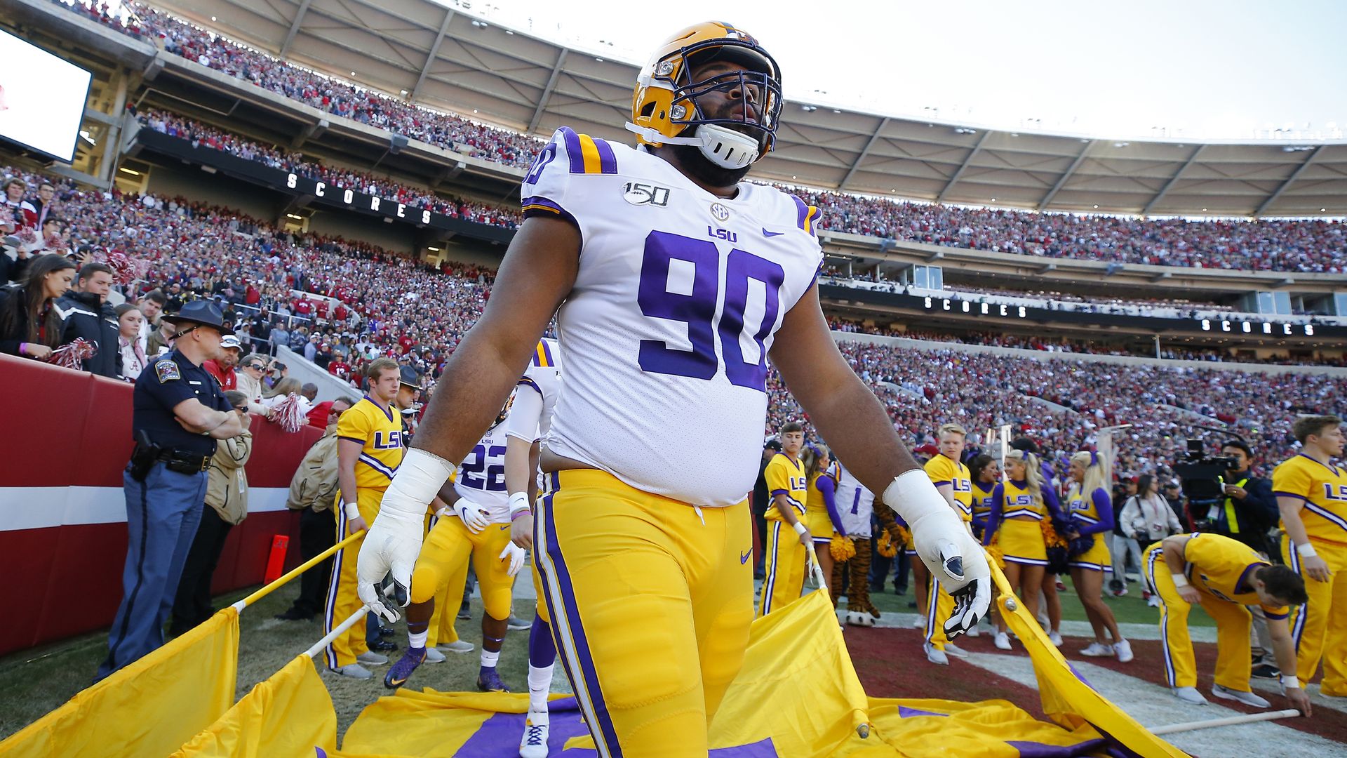 Louisiana State University football player