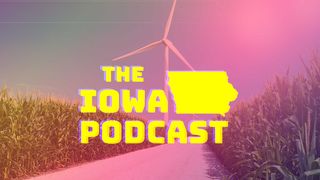 A graphic of The Iowa Podcast