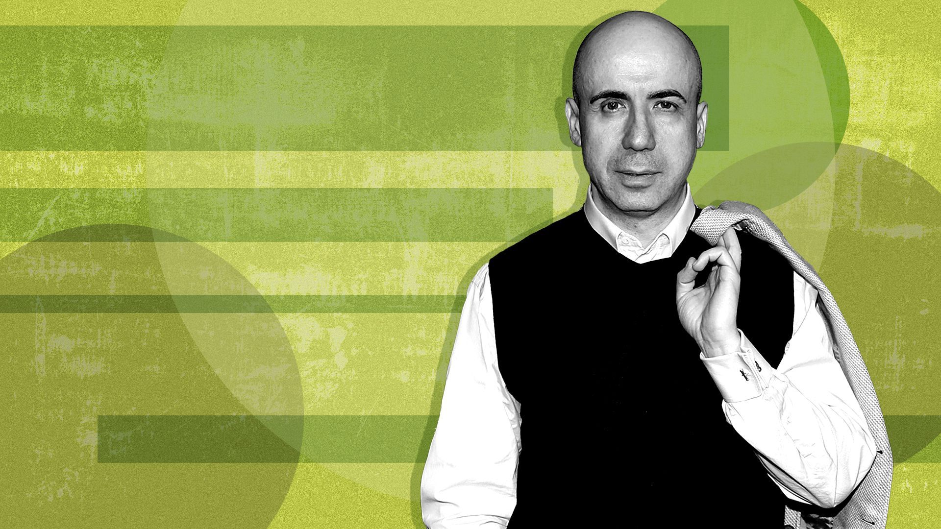 Photo illustration of Yuri Milner.