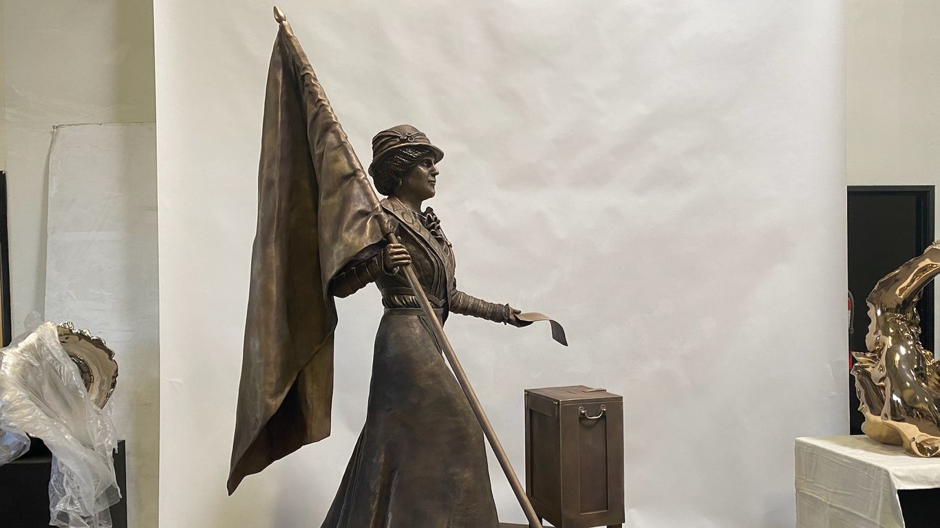 Statue of women's suffrage leader Frances Munds planned for Bolin Plaza ...