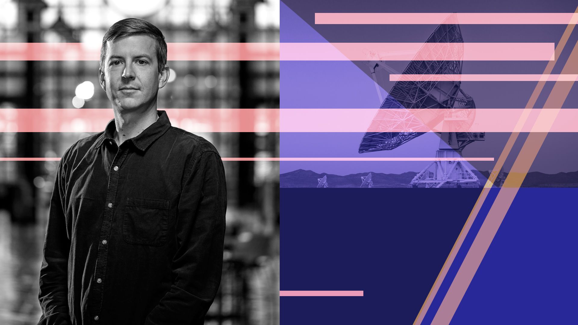 Photo illustration of Chris Ergen of Dish Network  