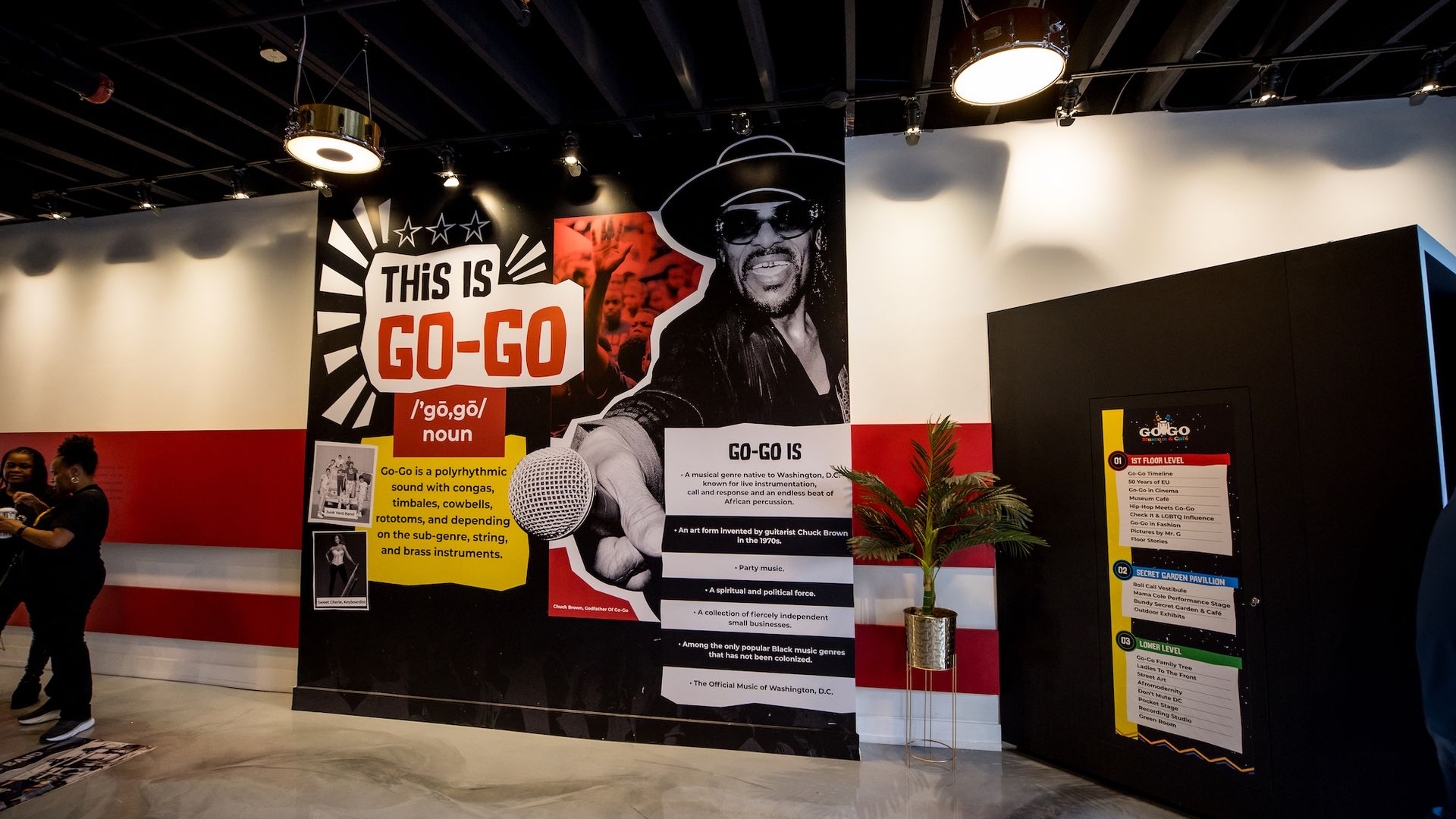 A "This is Go-Go" exhibit at DC's new Go-Go Museum 