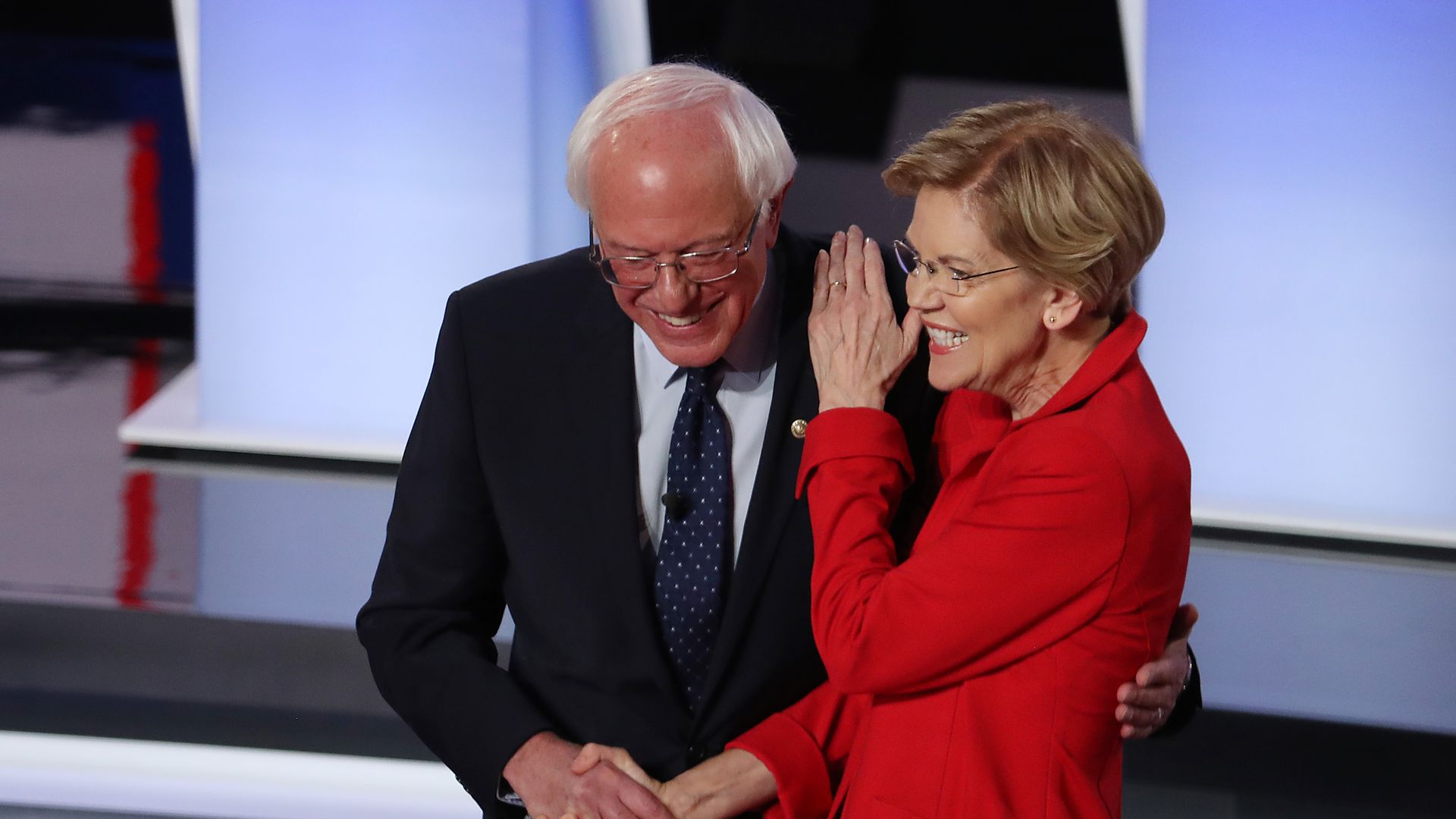 Bernie Sanders and Elizabeth Warren