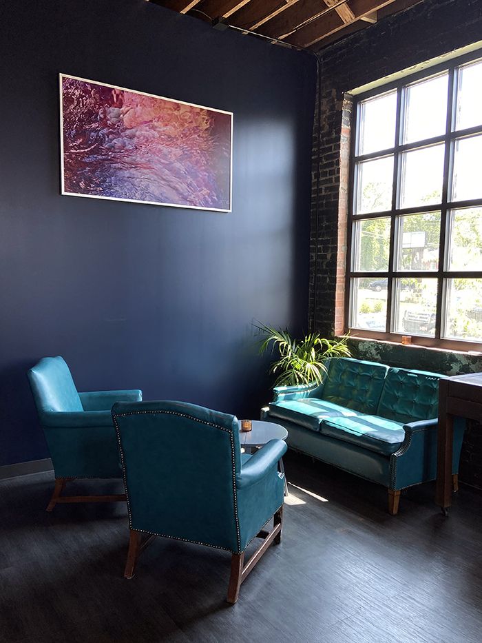 Humbug's lounge in Villa Heights. 