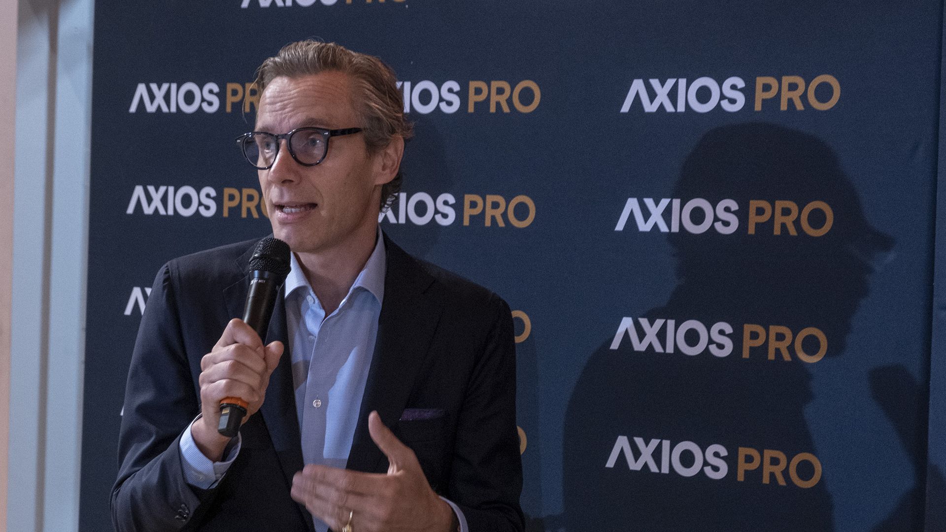 Neiman Marcus CEO Geoffroy van Raemdonck at the Axios BFD event on Oct. 26, 2022