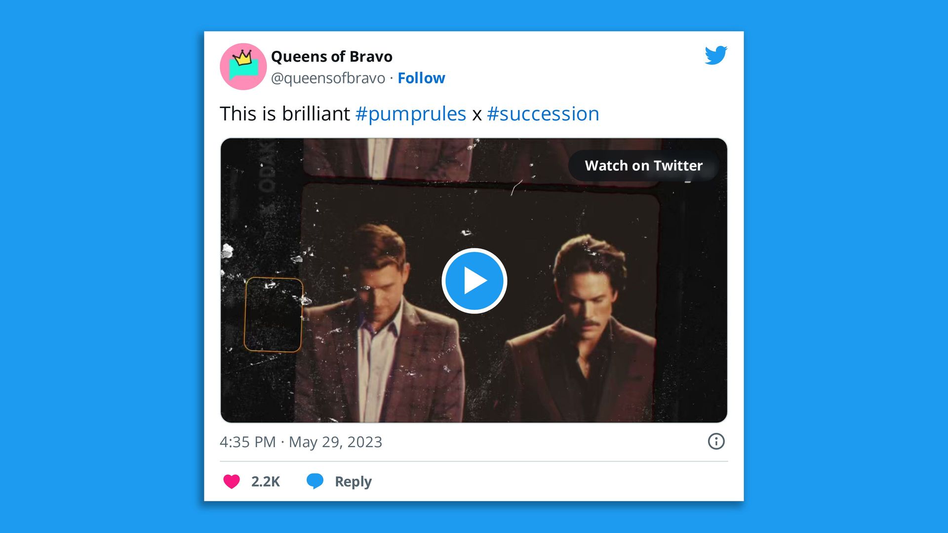 Screenshot of a tweet