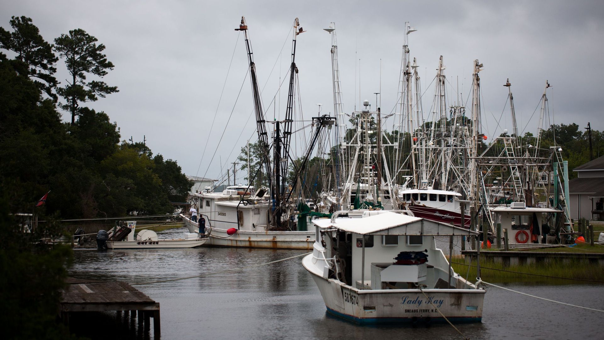 fishing boats in North Carolina