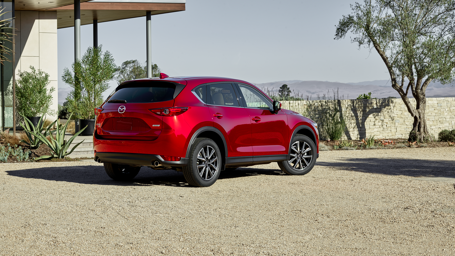 Image of red Mazda CX-5 compact SUV