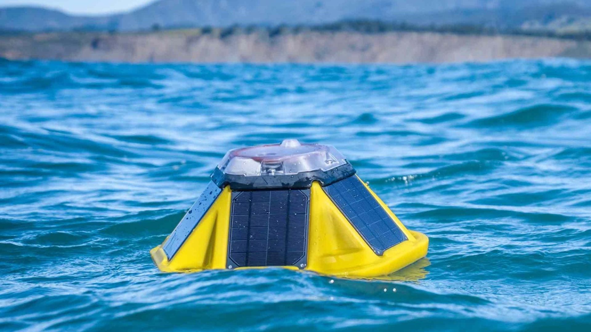 A Sofar Ocean Technologies Spotter Buoy.