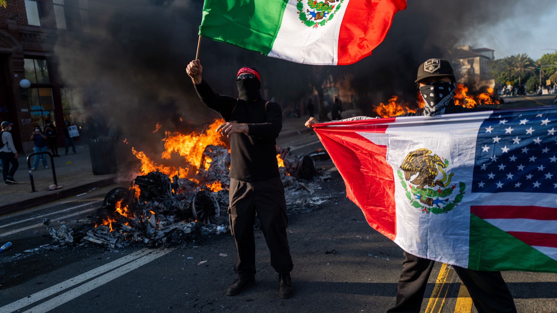 Scoop: Cotton urges GOP senators to double down on fiery LA protests