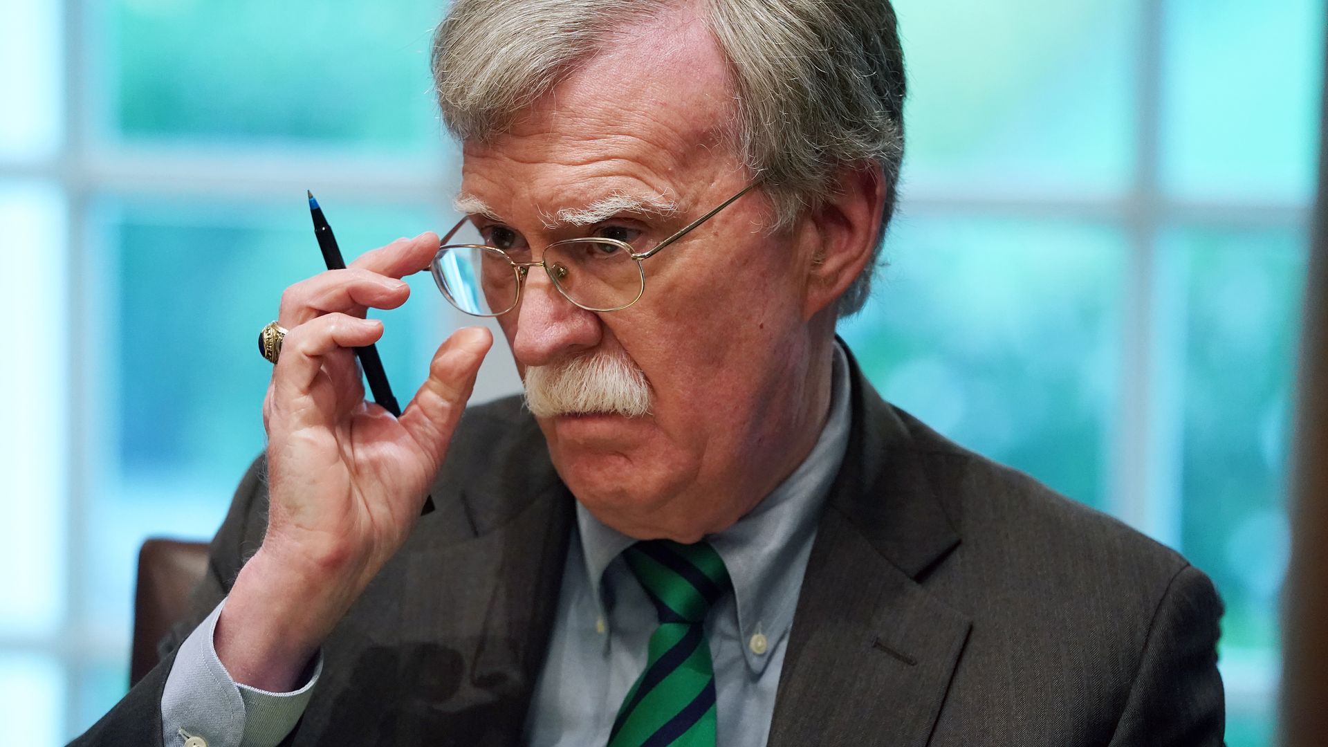 National Security Advisor John Bolton at the White House April 02, 2019 in Washington, DC. 