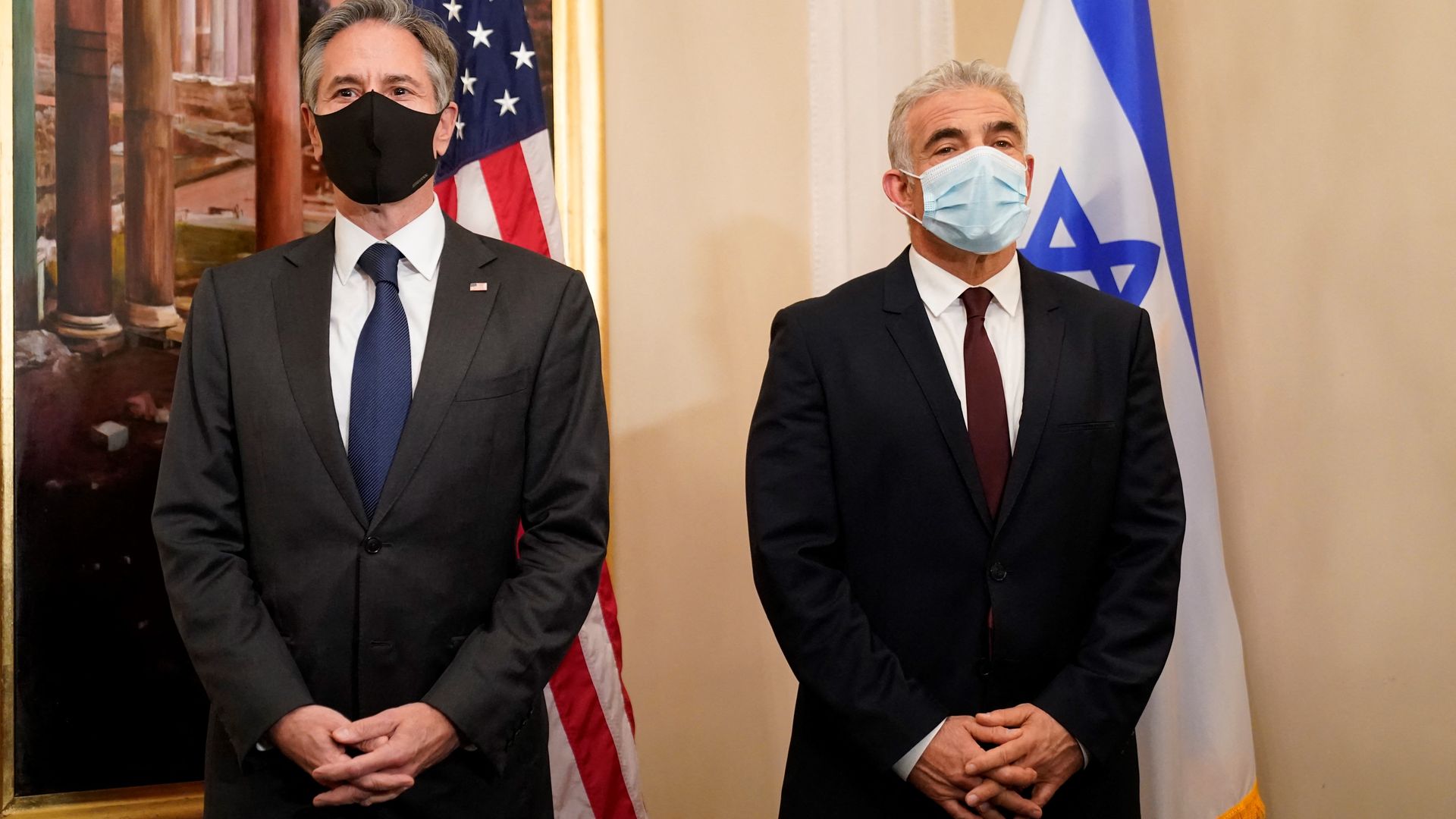 Blinken and the Israeli Foreign Mininister