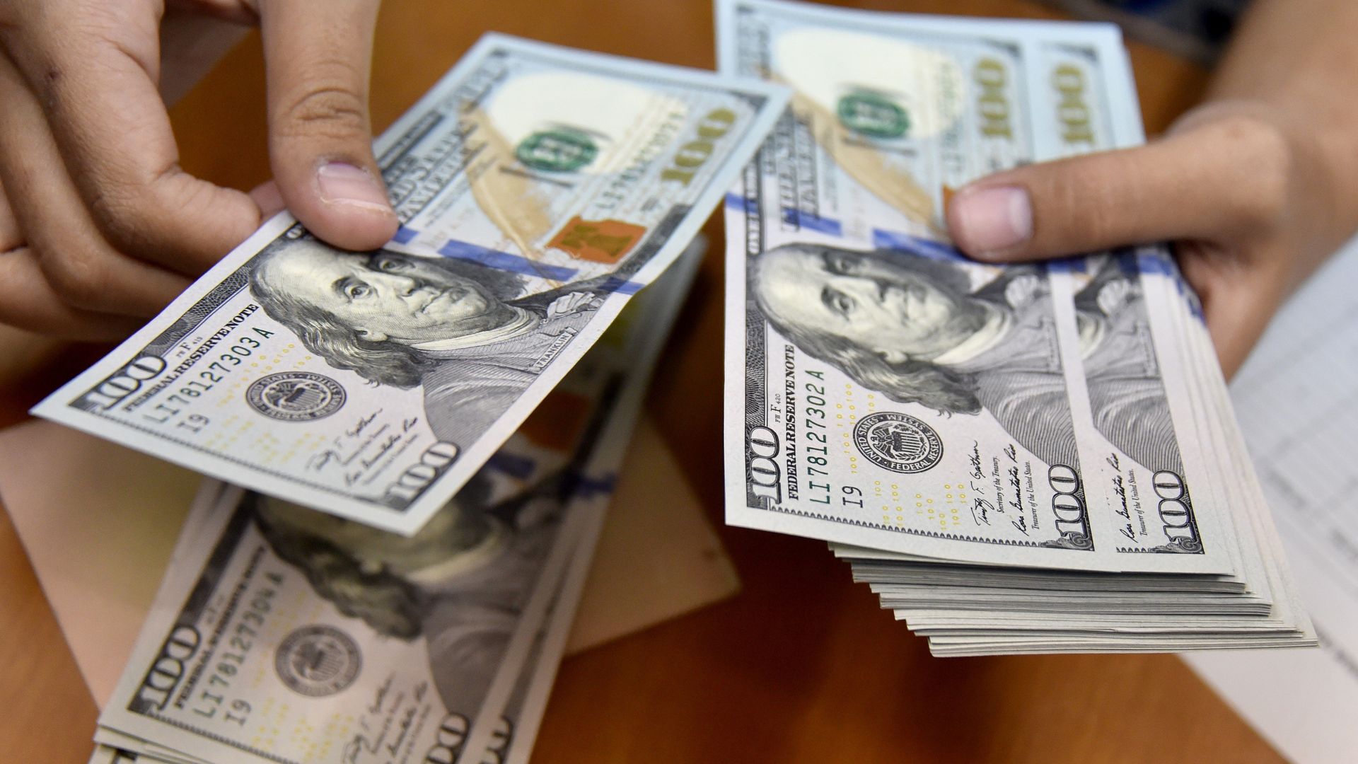 Counting money