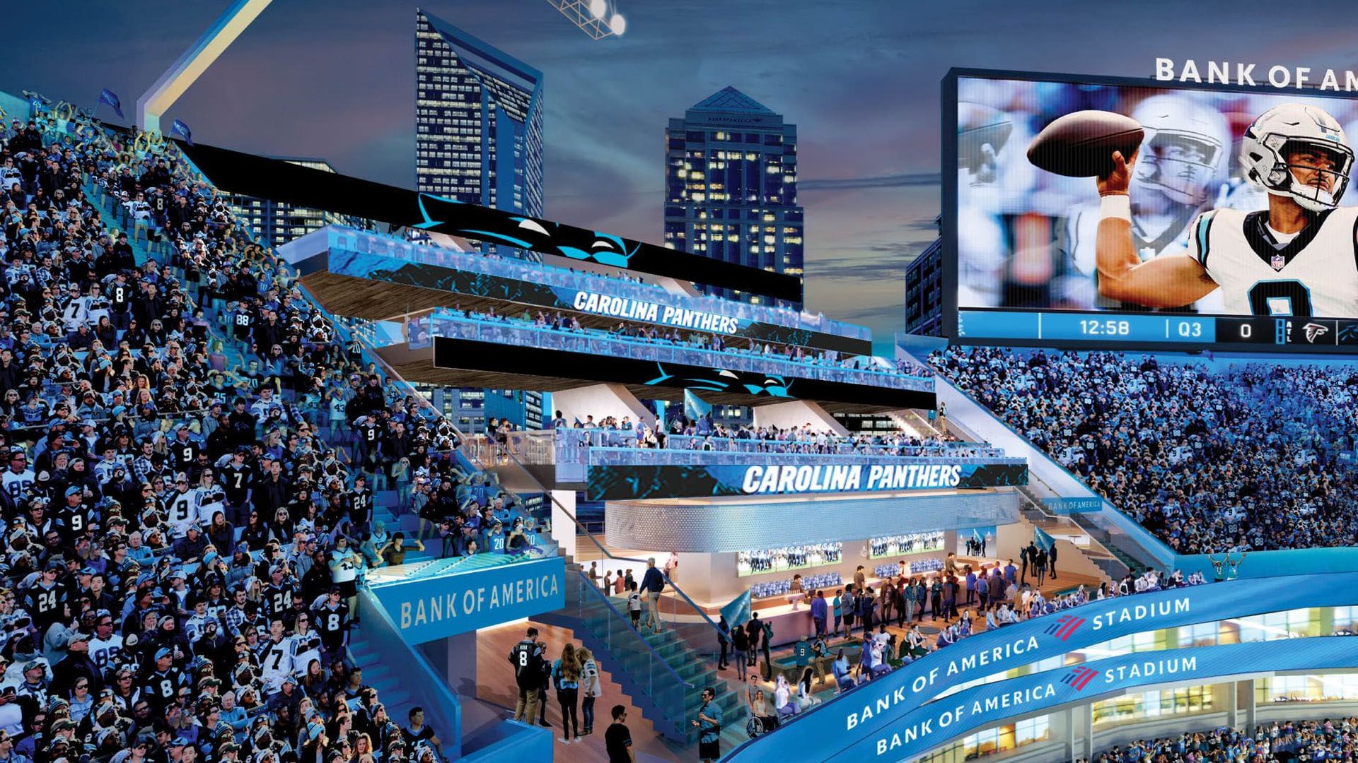 Inside an upgrade Bank of America Stadium