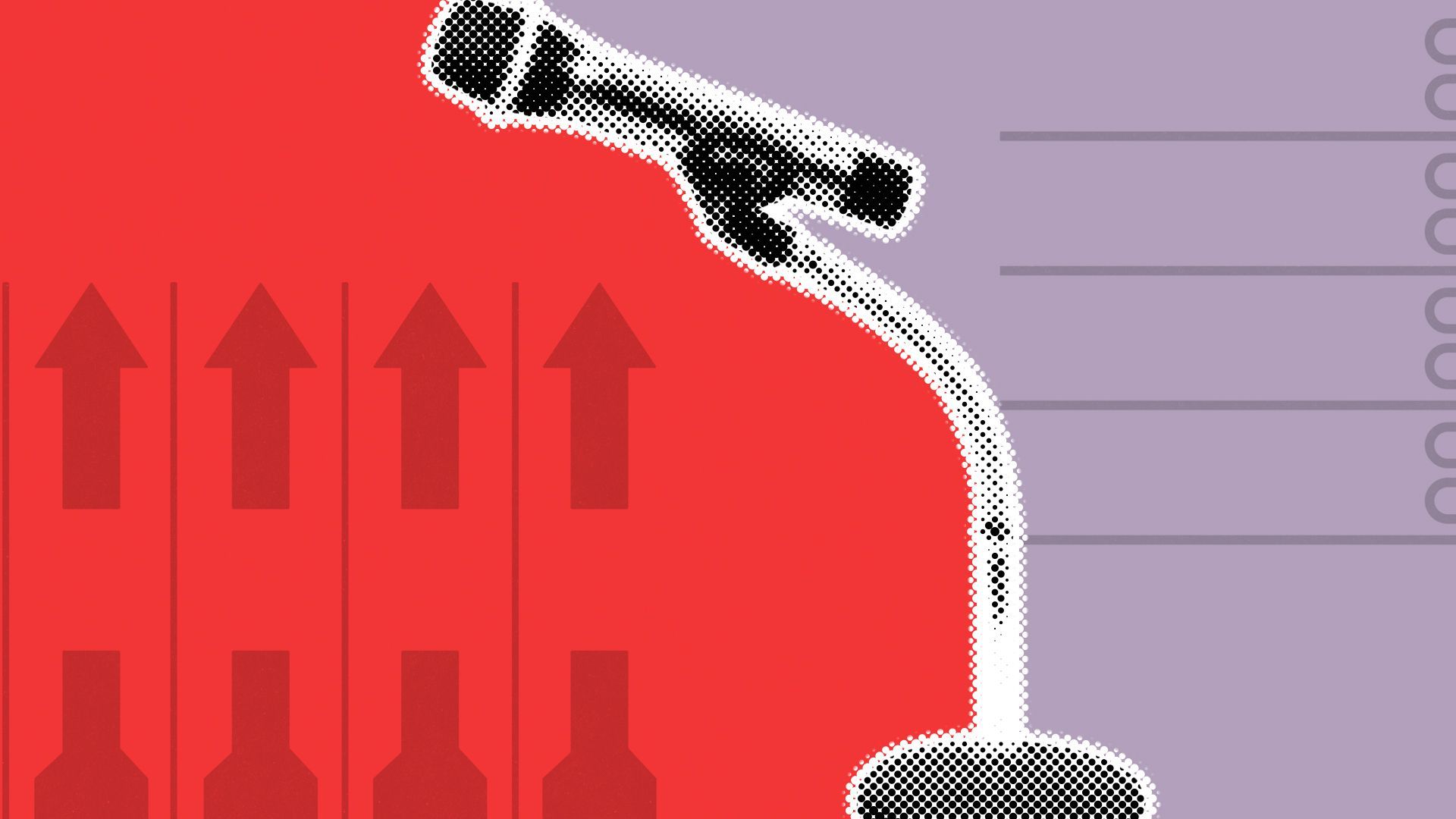 Illustration of a microphone surrounded by election form icons.