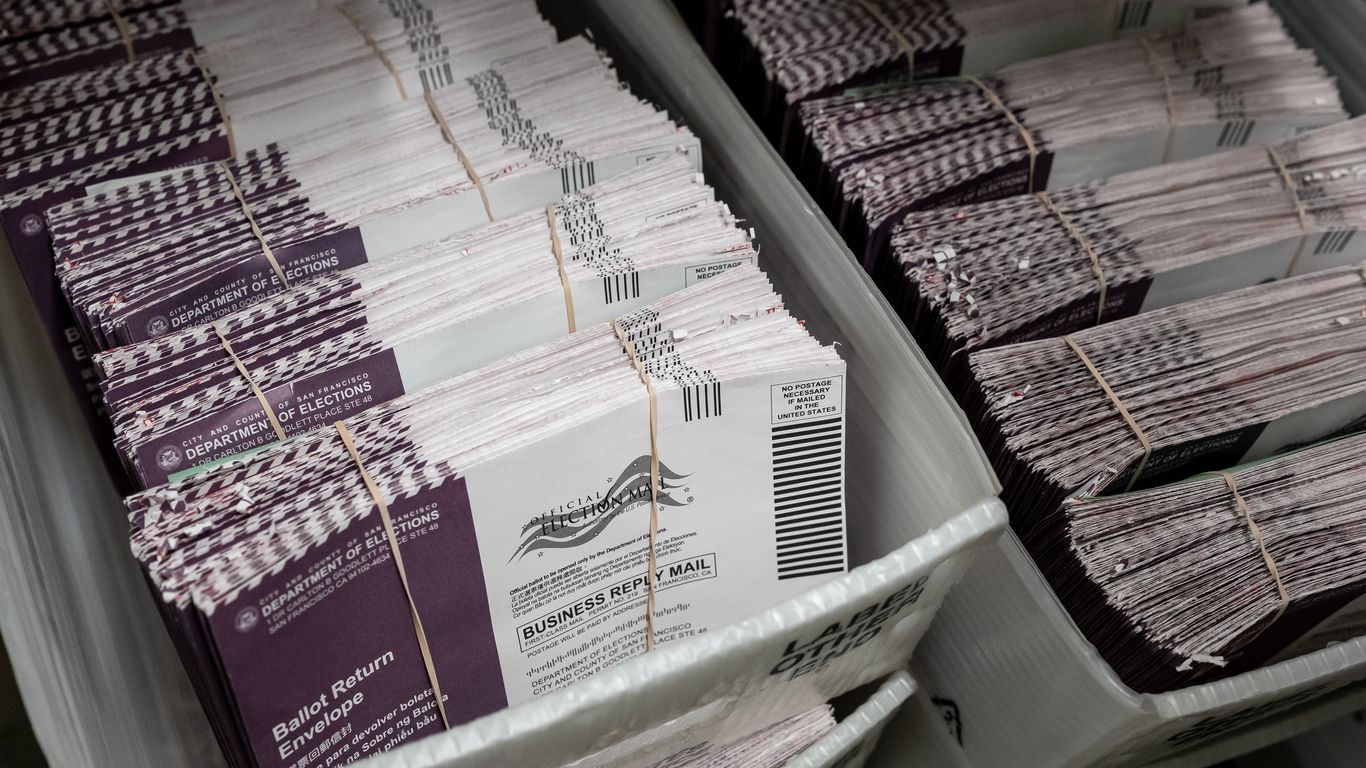 California vows to fight Trump's mail-in voting order