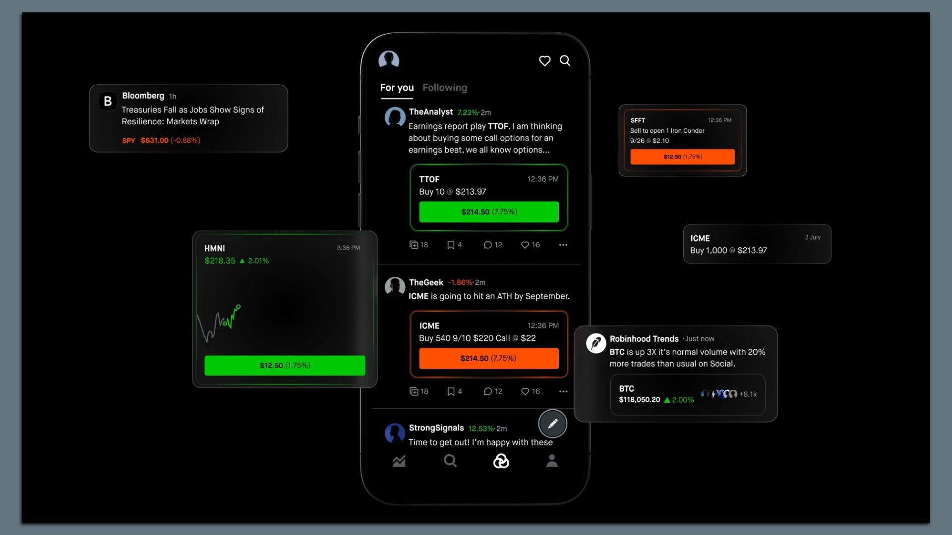 Robinhood Social is the new social platform within the Robinhood app. 