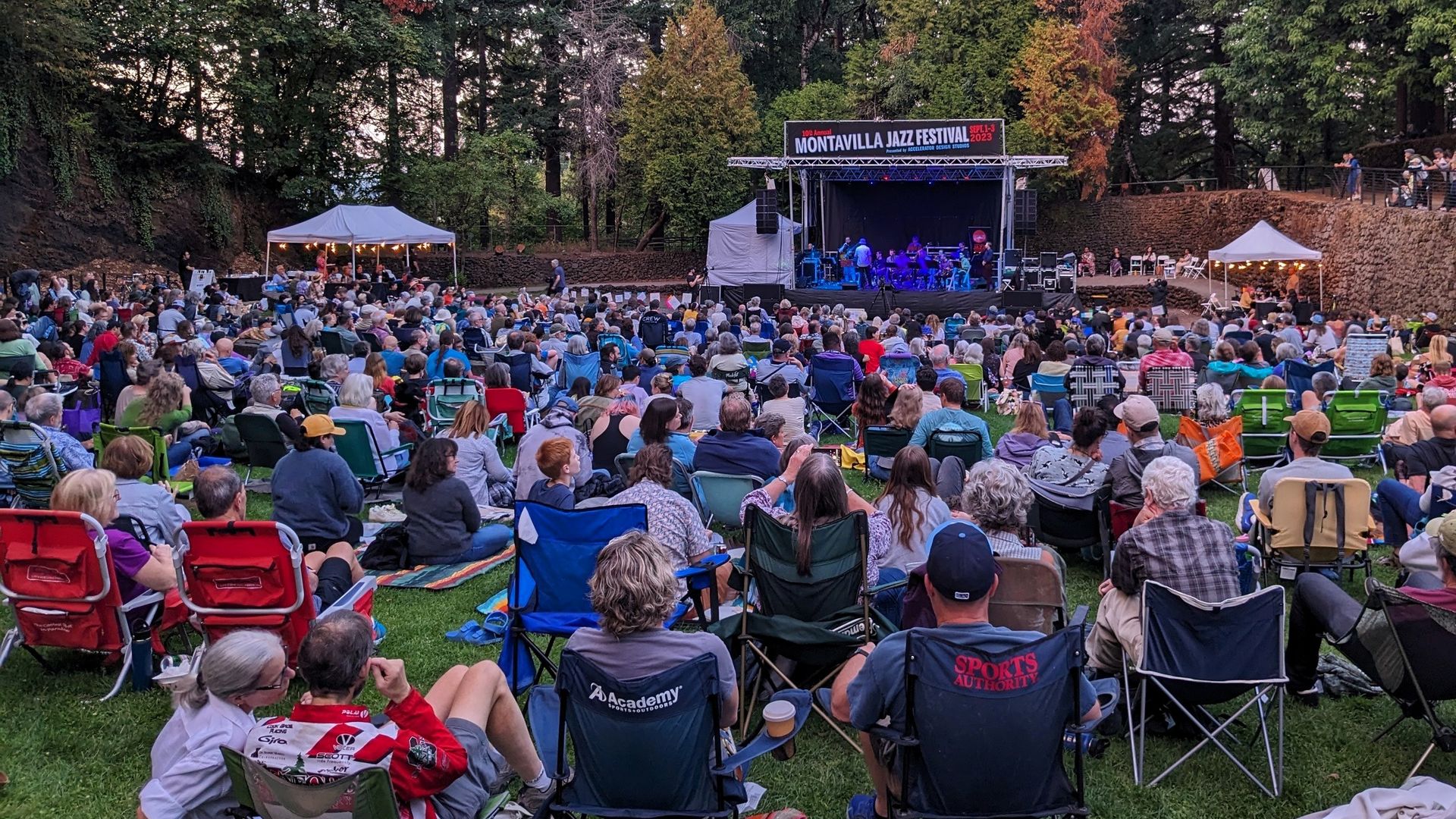 The festival takes place across Portland's east side, including at Mount Tabor's Caldera Amphitheater. Photo: Courtesy of Montavilla Jazz Festival 