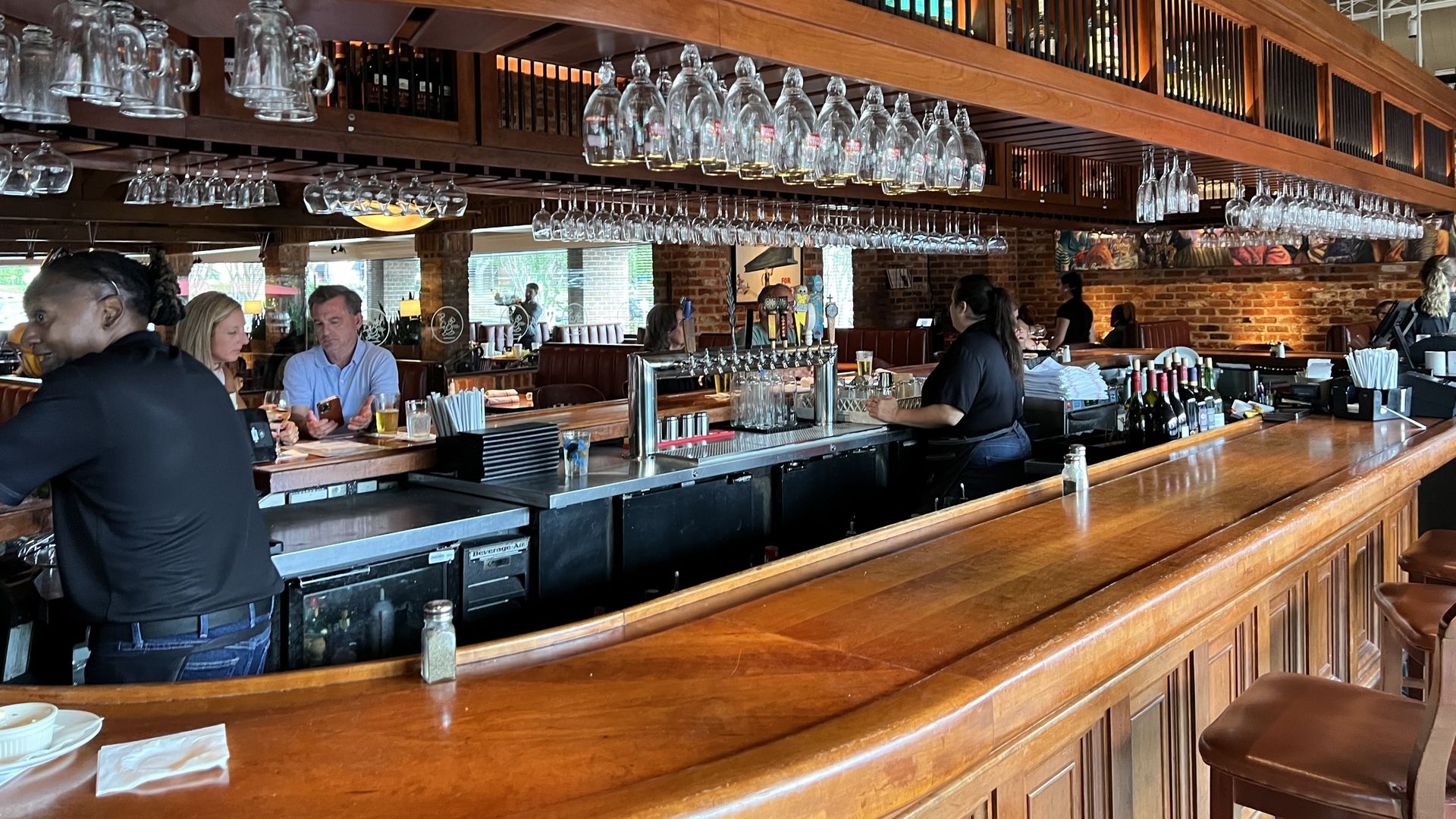Wooden bar