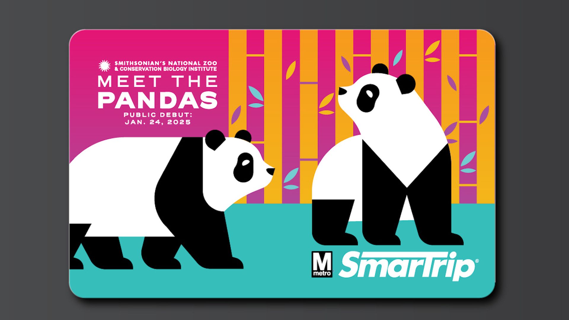 Panda SmarTrip card for Metro