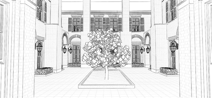 luxury-condo-courtyard-in-eastover