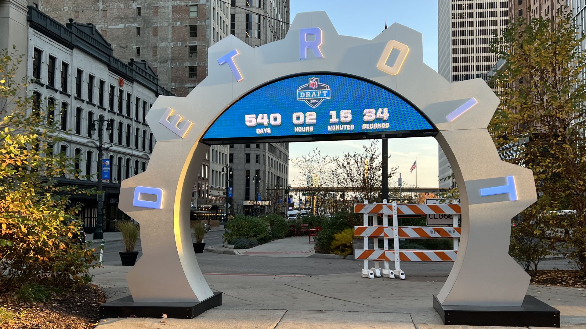 Inside Detroit's 742 day countdown clock - Axios Detroit
