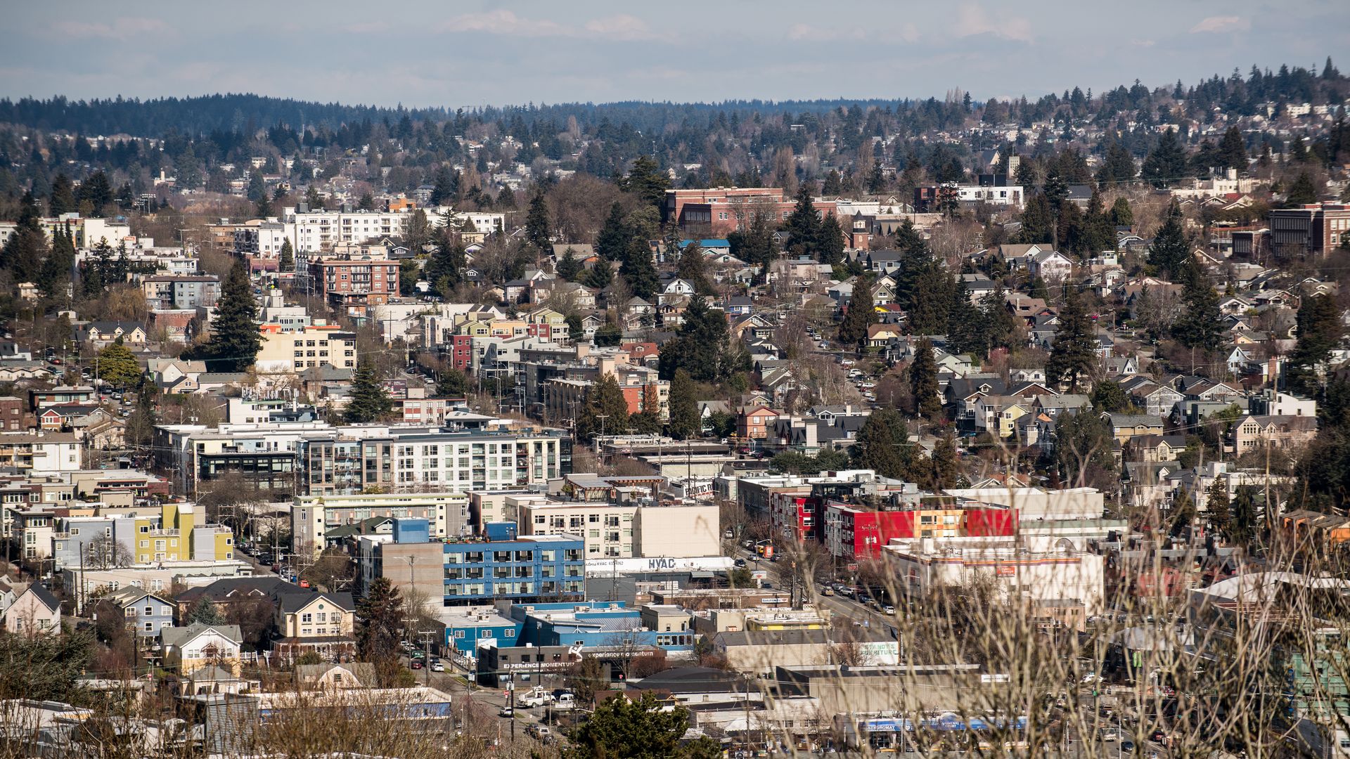 collection of houses and townhomes