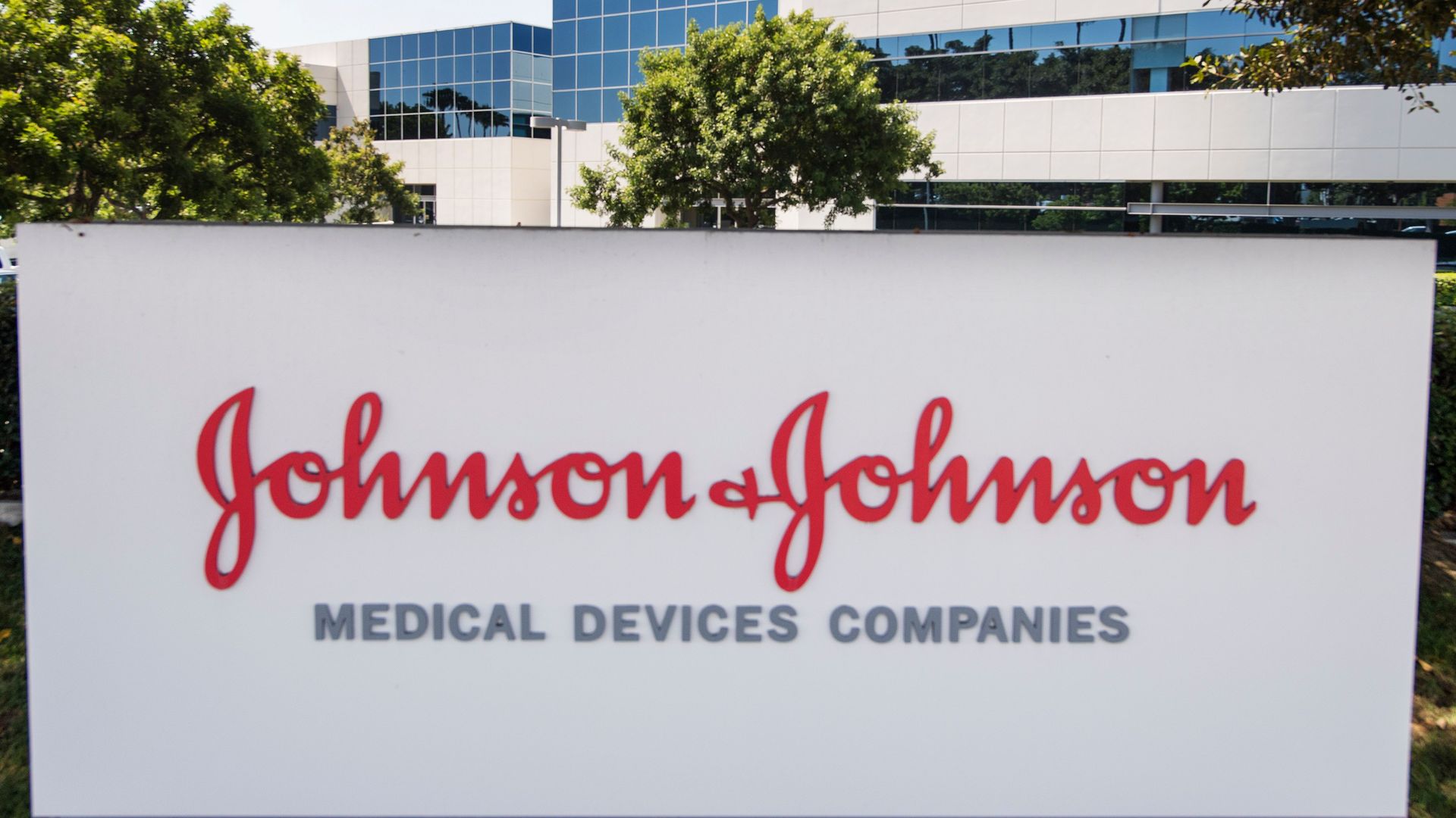 Picture of Johnson & Johnson sign