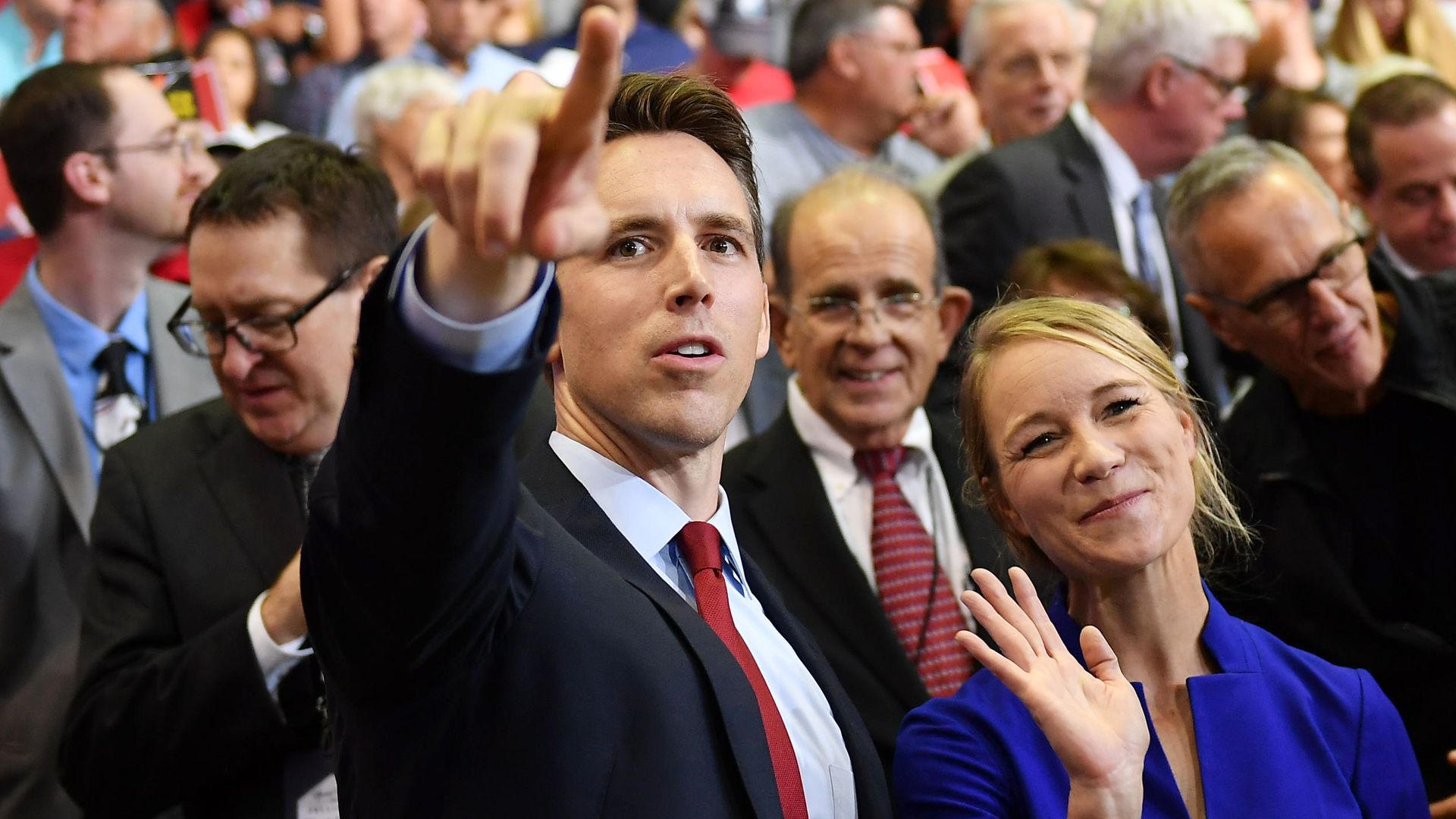 Josh Hawley and Erin Hawley
