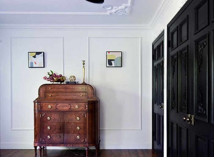 Mint Hill colonial remodel master bed details