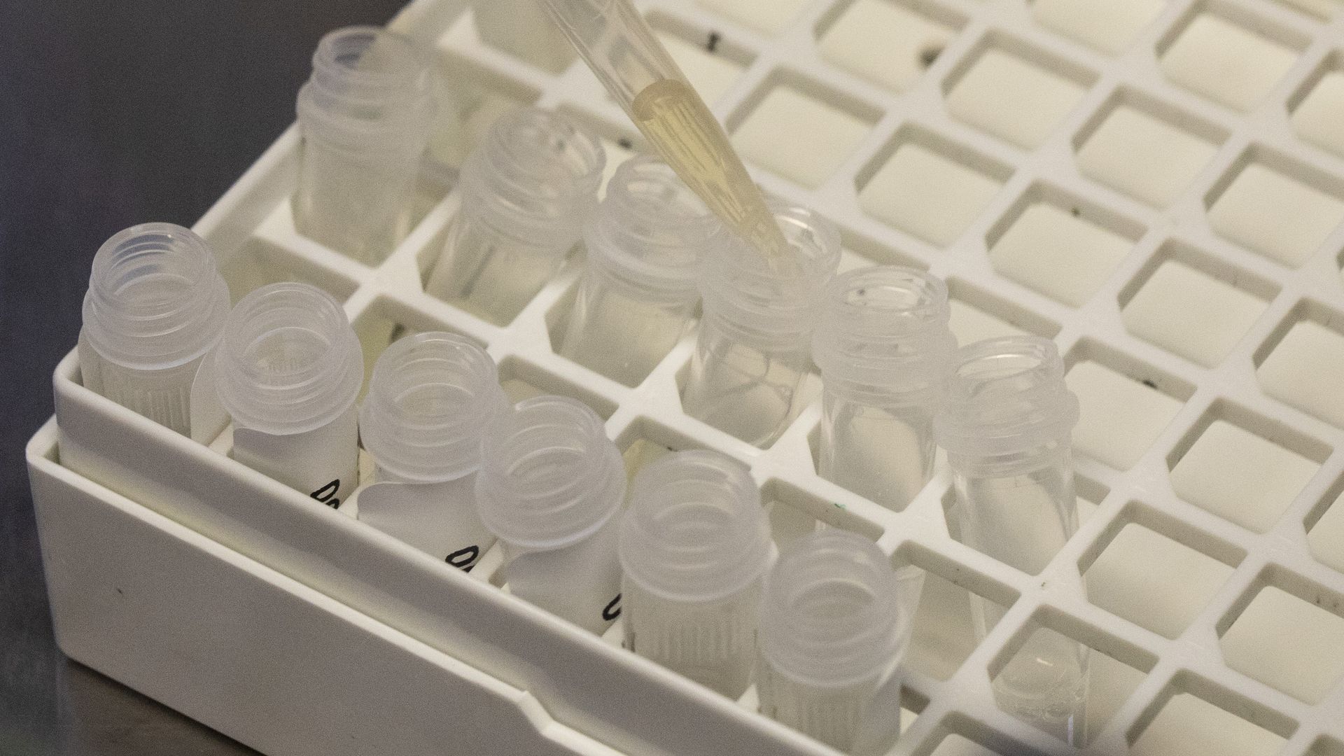Vials of test tubes
