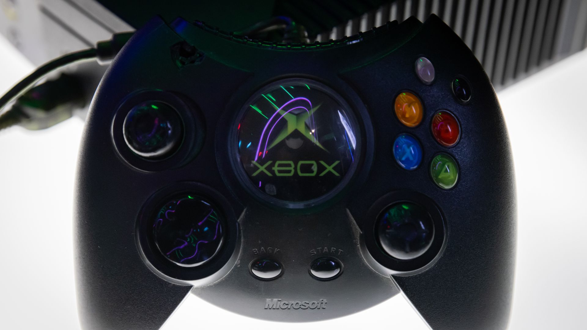 Close up of Xbox controller