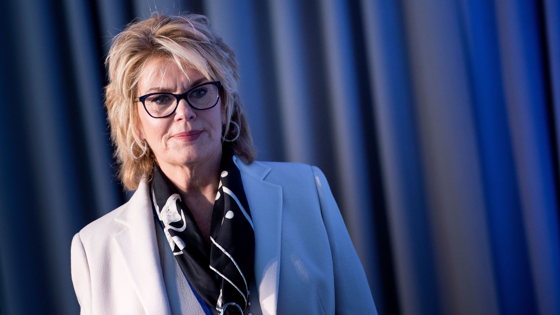 Photo of Anne M. Finucane at the World Bank Headquarters in Washington, DC