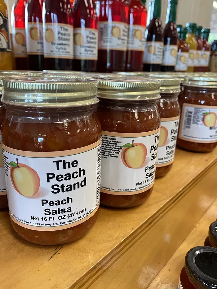 Spring Farms peach salsa