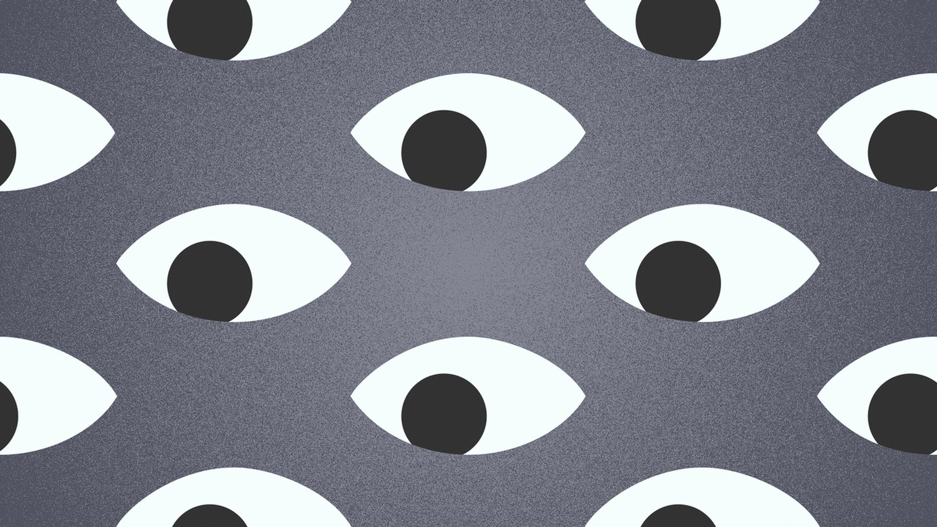 Image of eyes staring down at the corner 