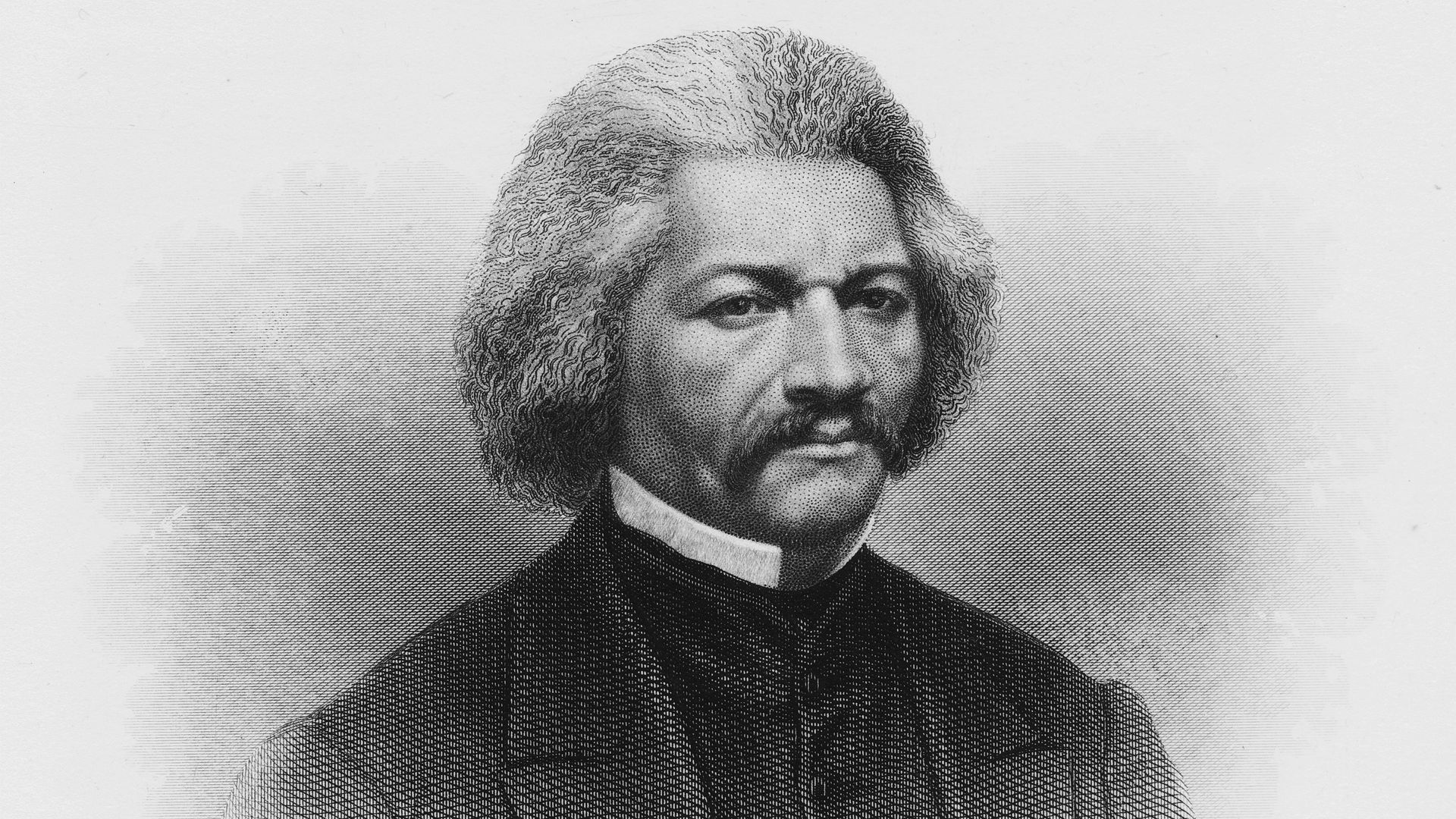 A portrait of Frederick Douglass