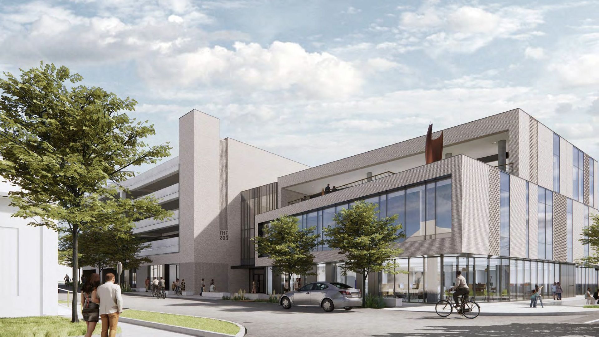 Carrboro public library rendering 