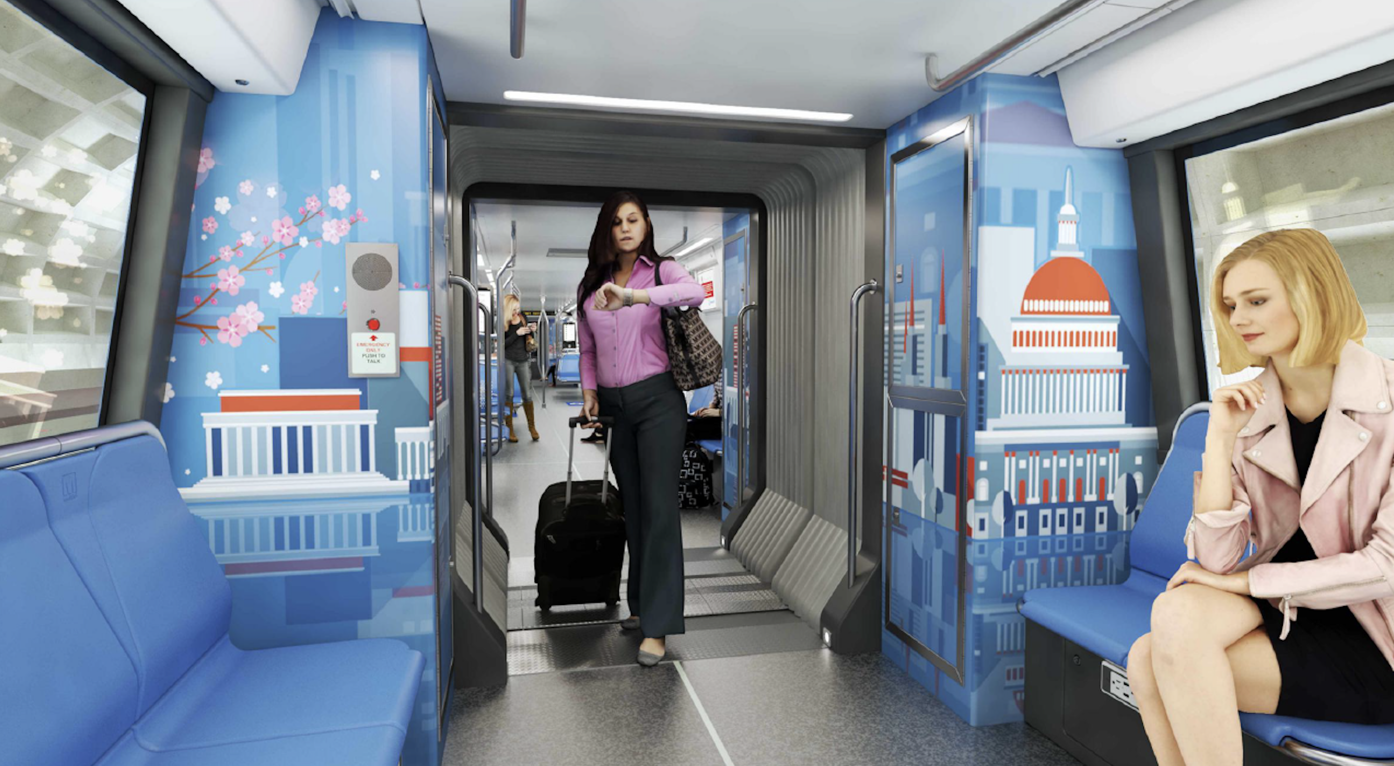 What Metro's 8000 series trains could look like - Axios Washington