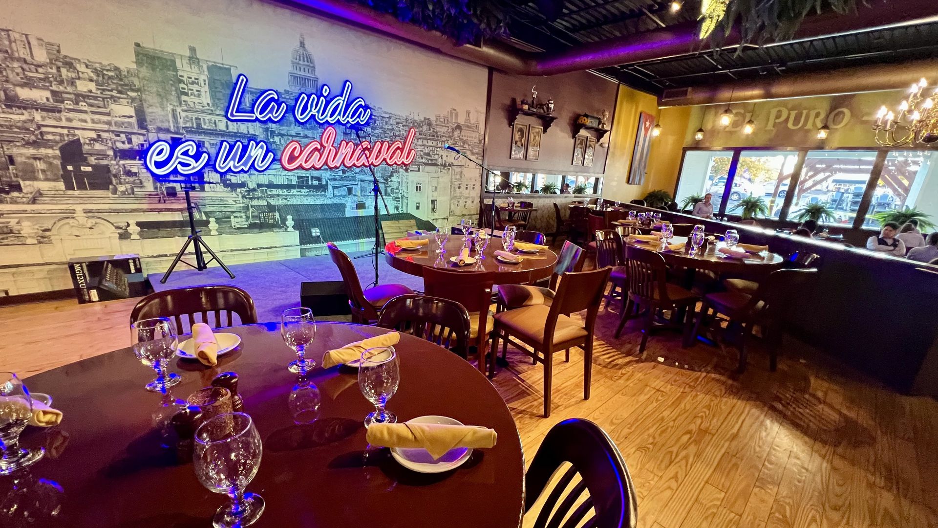 inside restaurant