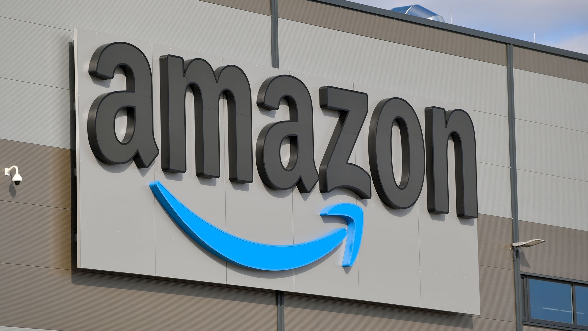 The logo of Amazon