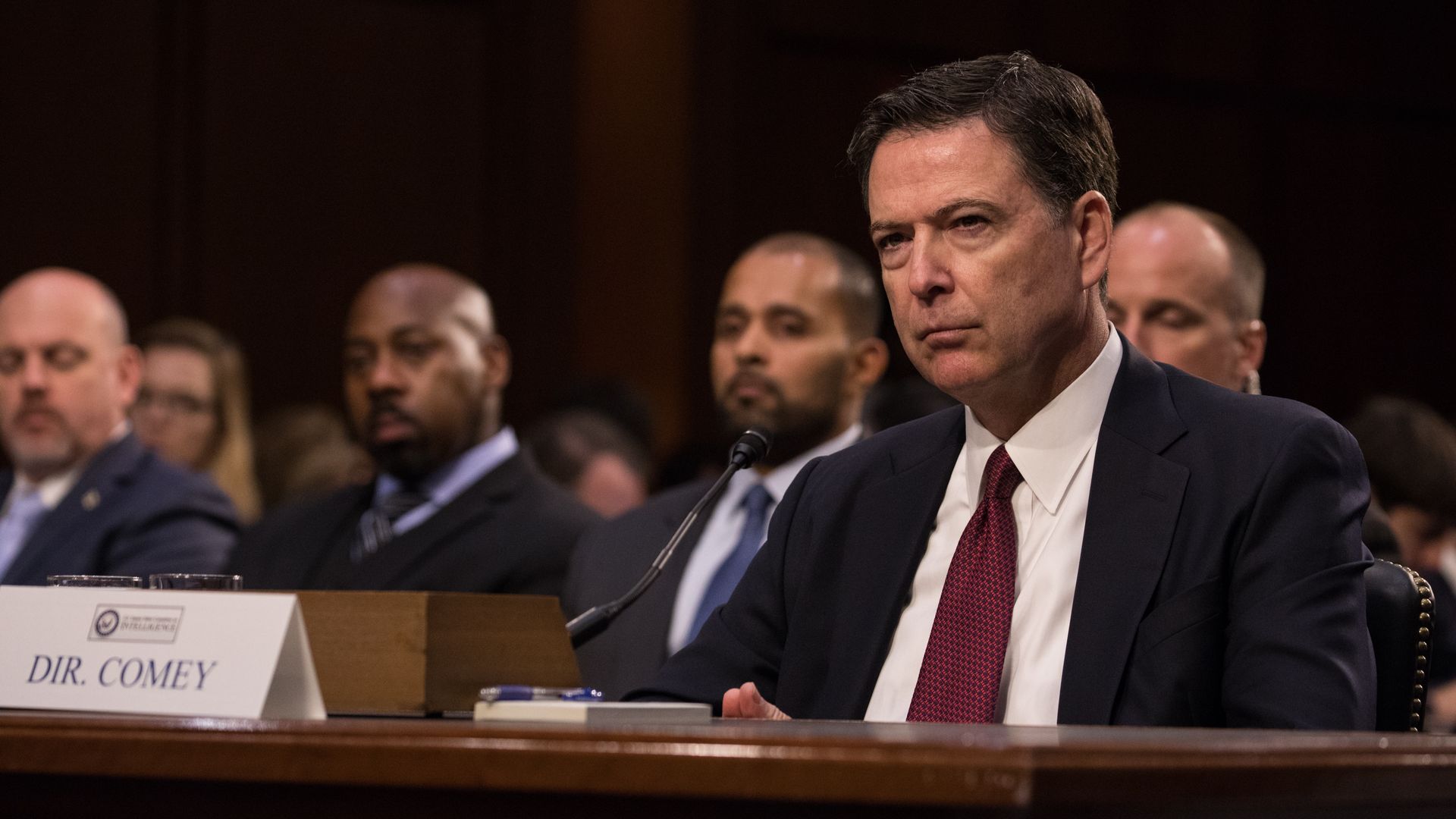 Former FBI Director James Comey.