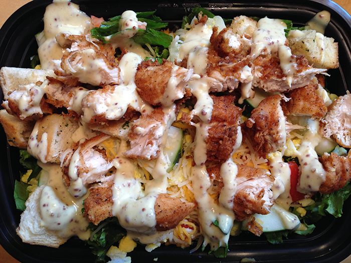 Fried Chicken Salad Leroy Fox Charlotte