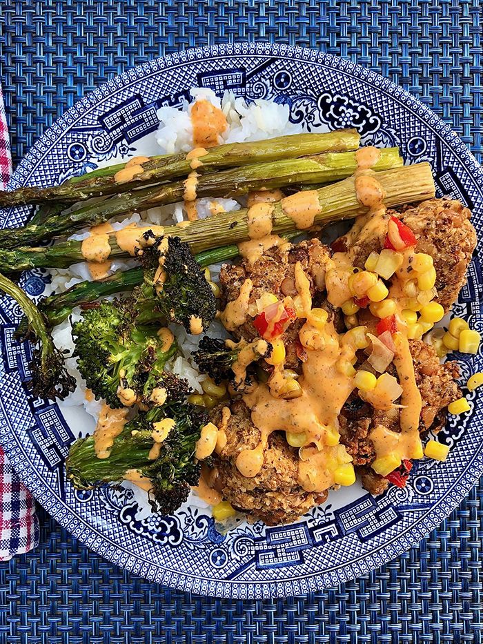 vegan black eyed pea patties