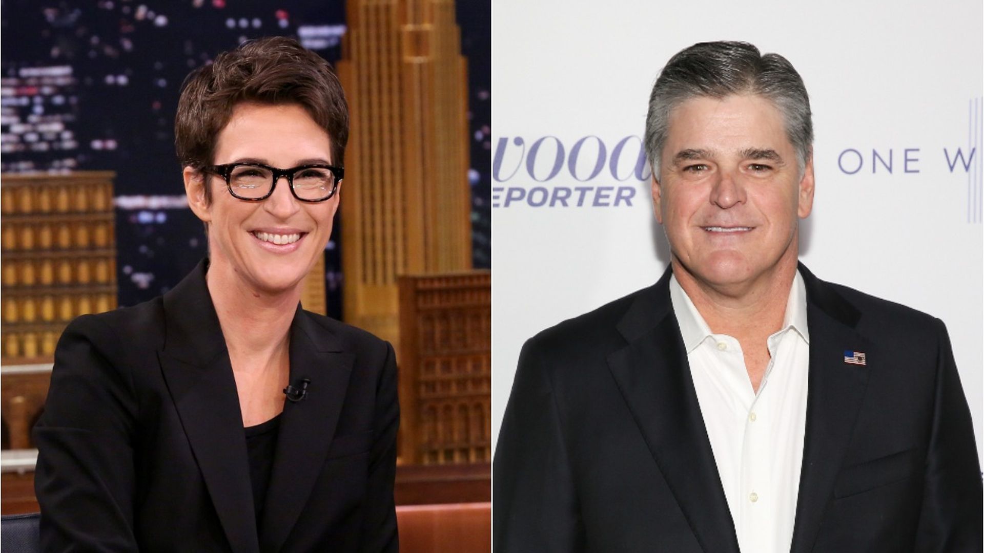 Rachel Maddow and Sean Hannity