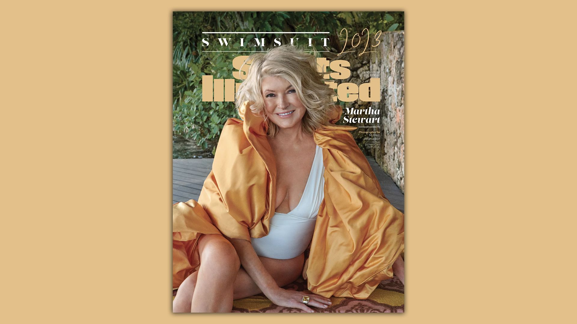 Martha Stewart on cover of Sports Illustrated