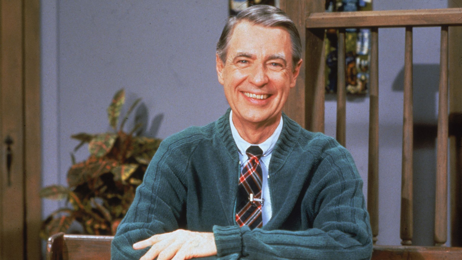 Portrait of American educator and television personality Fred Rogers (1928 - 2003) of the television series 'Mister Rogers' Neighborhood,' circa 1980s. (Photo by Fotos International/Courtesy of Getty Images)