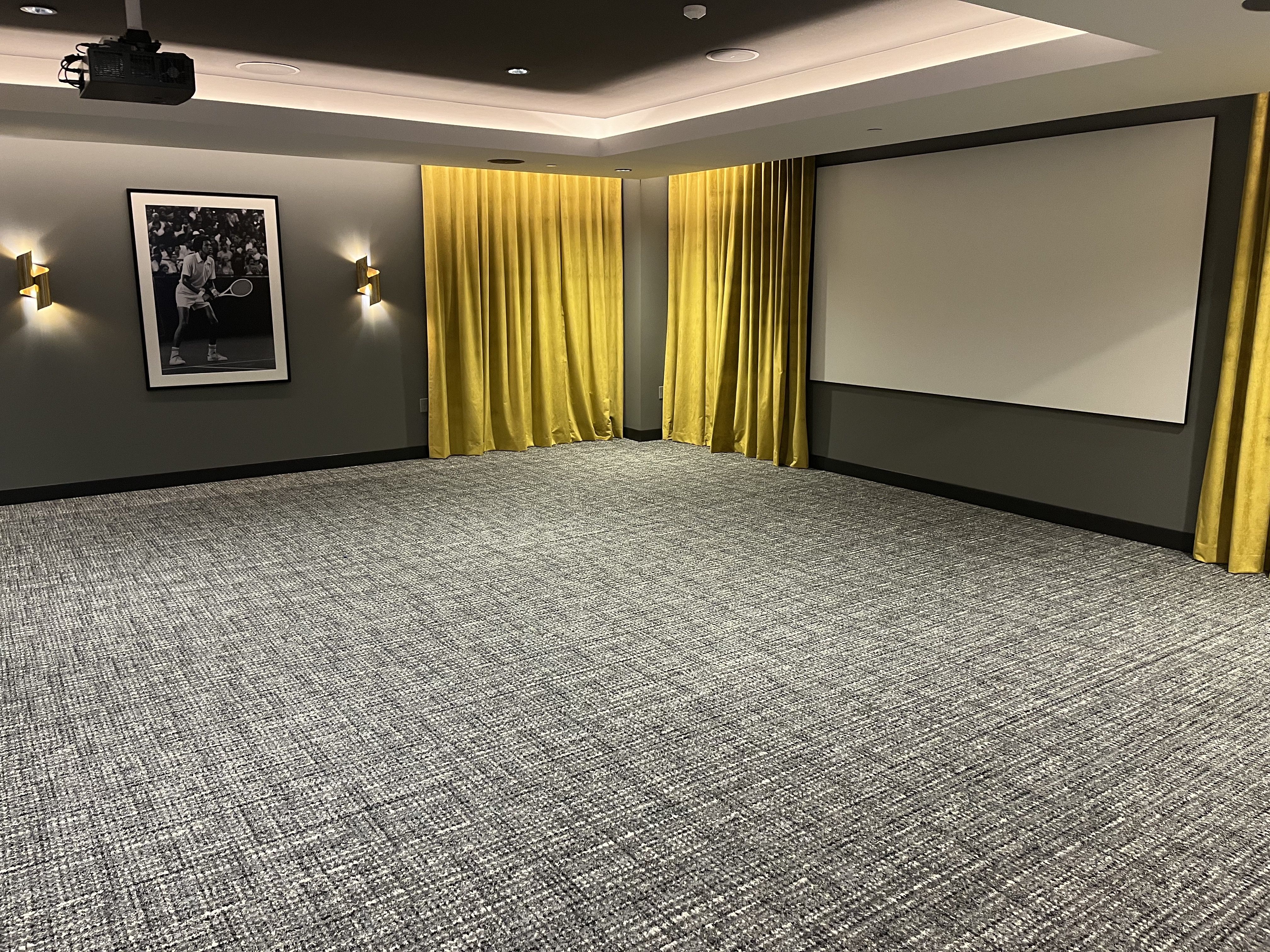 A photo of a movie theater