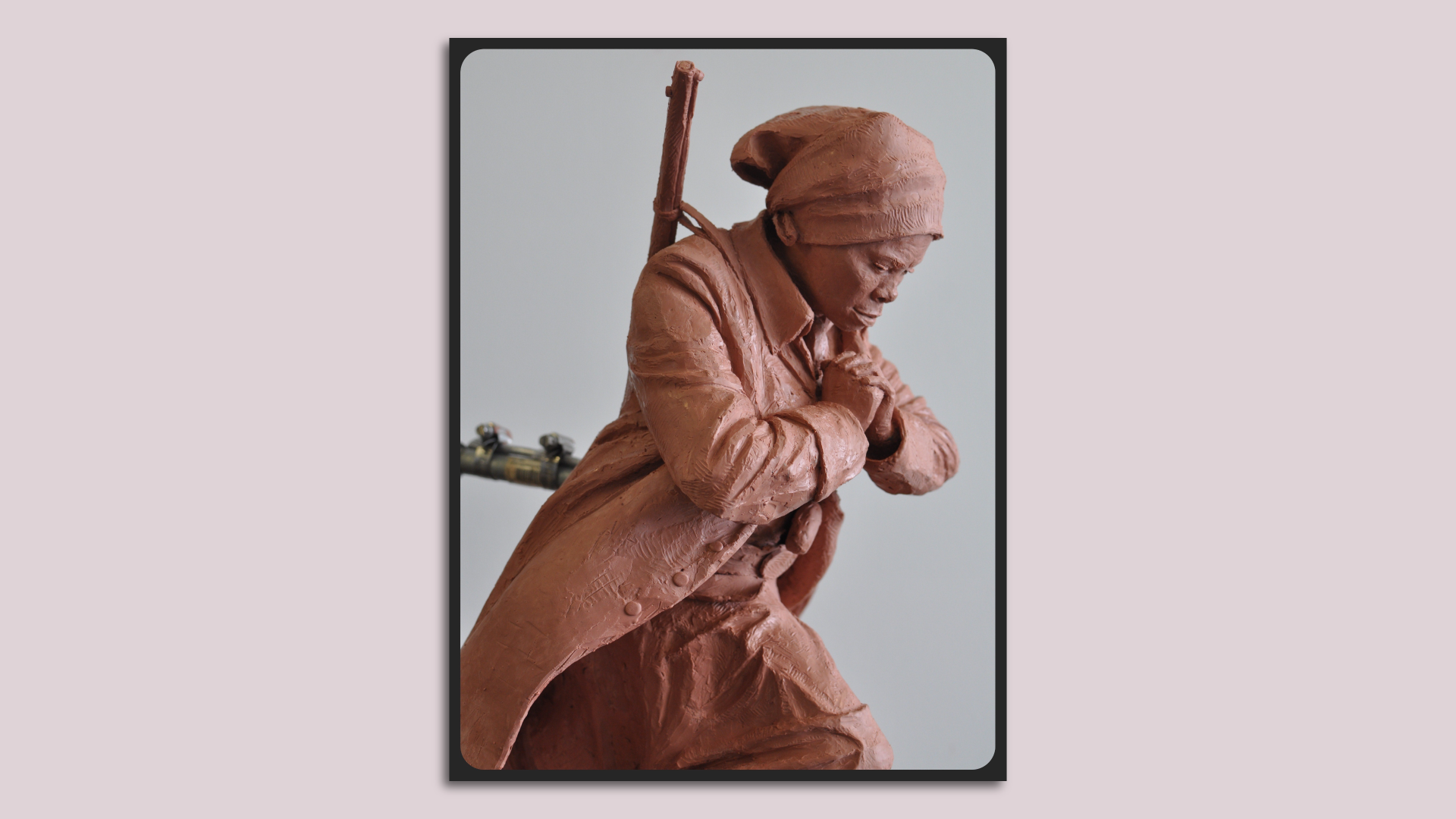 Alvin Pettit's design proposal for a Harriet Tubman statue